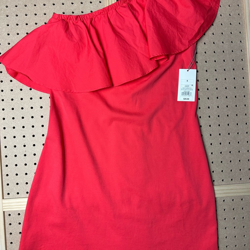 a new day One Shoulder Coral Dress